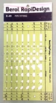 Berol Rapidesign R-49 Pipe Fitting Template Staedtler Pickett Koh-i-noor Vintage. Fixed Price $15.91.