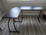 Segawe 1003 L-shaped Laptop Corner Desk Computer Table Black. Fixed Price $35.00.