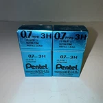 Boxes Of 12 Tubes Pentel Ultra Fine 3H 0.7MM Hb Super Hi-polymer Refill Lead. Fixed Price $12.99.