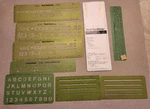 Vintage Used Mechanical Drafting/design Lettering Guide/template Collection. Fixed Price $30.00.