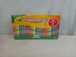 New Crayola Classroom Set 240 Crayons Bulk Pack 8 Colors Sealed School Supplies. Fixed Price $13.80.