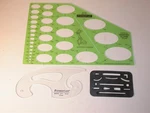Staedtler Drafting Drawing Engineering Templates + Erasing Shield. Fixed Price $14.99.