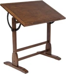 Sd Studio Designs Vintage Rustic Oak Top Adjustable Drafting Craft Drawing Hobby. Fixed Price $300.45.