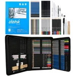 72PCS Drawing Supplies Sketching Set,art Kit Include & Colored Pencil.... Fixed Price $33.47.