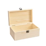 Voittozege Large Unfinished Wooden Box With Hinged Lid 10.6 8 5.7, Logs. Fixed Price $38.99.
