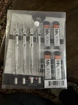 Mozart Mechanical Pencil Set With Case - 4 Sizes: 0.3, 0.5, 0.7 & 0.9MM Eraser. Fixed Price $12.98.