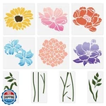 Doodlream 10PCS Flower Wall 11.8 Inch Large Stencils Template. Fixed Price $27.99.