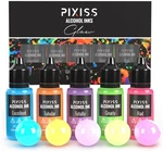 Pixiss Glow The Dark Alcohol Ink Set - Shades Of Brilliantly 0.5 Fl Oz. Fixed Price $24.08.