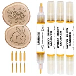 Eigtwen 4 Pcs Marker Pens, Wooden Burning - Ideal For Making G.... Fixed Price $41.66.