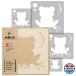 Nakleo Painting Stencils Set For Nursery Room Pcs Templates 3.5 To 13.4 Frog. Fixed Price $27.78.
