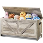 Wooden Toy Chest For Kids,toddler Storage Box With Flip-top Lid And Safety. Fixed Price $103.00.