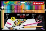 Fineliner + Premium Fibre-tip Pen Stabilo Point 88 68 Arty Pack Of 3. Fixed Price $93.32.