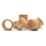 Vintage Birch Napkin Rings 1-3/4", Unfinished For Diy Craft Woodpeckers. Fixed Price $19.49.
