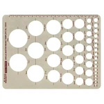 Pickett 1304I Metric Circle Master Template. Fixed Price $27.89.