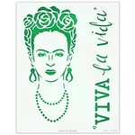 Frida Kahlo Stencil - Viva Vida Portrait Wall Art 10 Mil Mylar X144. Fixed Price $20.99.