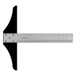 Ludwig Precision Heavy-duty Aluminum T-square For Art, 12-INCH, Silver. Fixed Price $27.00.