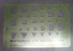 Nos Berol Rapidesign Template Operation And Flow Process R-55. Fixed Price $5.00.