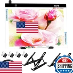 Mlife A2 Led Light Pad For Diamond Painting & Art, Usb Powered, W/ Clips Stand. Fixed Price $82.42.
