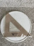 Alvin Acrylic Topaz Drafting Triangle Ruler T-145-8 Transparent. Fixed Price $11.25.