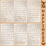 Lewtemi 6 Pcs Mixed Metal Stencil Wood Templates Office Product. Fixed Price $25.19.