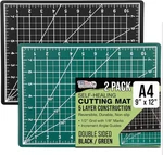 U.s. Art Supply 9" X 12" Self-healing Cutting Mat 5-PLY (2 Pack) Double-sided. Fixed Price $18.99.