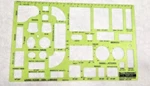 Berol Rapidesign Template R-714 House Furnishings 1/4" 1'0" Scale. Fixed Price $10.00.
