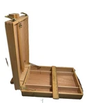 Kuyal Wood Easel Storage Box For Art Painting Supplies Dovetail Joints Natural. Fixed Price $32.00.