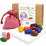 Rocks Go Box 8 Soy Wax Crayons Activity Set Toddler Art Kit Usa Made. Fixed Price $21.95.