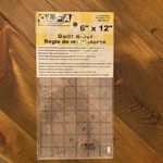 6" X 12" Olfa Frosted Quilting Ruler/template Model #9671 QR-6. Fixed Price $10.99.