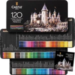 Castle Art Supplies 120 Colored Pencils Set Soft Core Leads For Adult. Fixed Price $74.56.