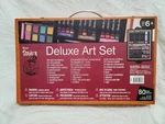 Darice Studio 71 Deluxe Art Set In Wooden Case, 80 Pieces. Fixed Price $22.00.