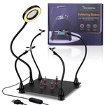 Helping Hands Soldering Station With 3X Magnifying Lamp & Led Light Thir. Fixed Price $55.44.