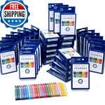 Swell Bulk Crayon Packs - 36 Boxes Of 24 Vibrant Colored Durable. Fixed Price $59.83.