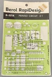Vtg Berol Rapidesign R-321A Stencil Component Template Printed Circuit 2:1 New. Fixed Price $12.59.