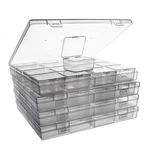 Ziiyan Bead Storage Containers - 64 Clear Plastic Organizer Boxes With H.... Fixed Price $34.32.
