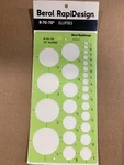 Berol Rapidesign R-70-70 Ellipses New In Box. Fixed Price $14.99.