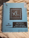 Canson Xl Series Mixed Media Pad Textured Side Wire 9X12 In 60 Sheet Heavyweight. Fixed Price $26.97.