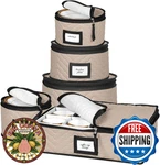 China Storage Containers 5-PIECE Set Moving Boxes For Dinnerware, Glasses, Plate. Fixed Price $40.48.