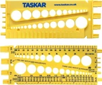Taskar Nut, Bolt & Screw Measuring Gauge Size Thread Pitch (inches/metric). Fixed Price $17.62.