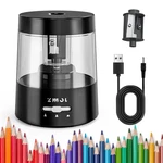 Electric Sharpener For Colored Pencils, Auto Stop,battery Operated Pow.... Fixed Price $18.66.