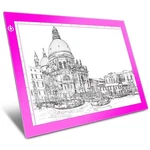 Pink A4 Dimmable Led Artcraft Light Box Tracer Slim Pad Portable Tablet.... Fixed Price $31.67.