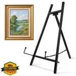 Falling Art 16.5" Black Metal Tabletop Easel Display Tripod Photo Book Stand. Fixed Price $65.99.
