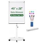 Mobile Dry Erase Board, 40X28 Inches Magnetic Portable Whiteboard Stand Easel.... Fixed Price $167.22.