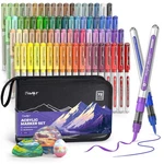 Jusart 72 Colors Acrylic Paint Markers With Canvas Bag, Water-based No-bleed .... Fixed Price $71.49.