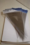 Lot Of 12 Triangle 10" 30/60/90 Degree 0.08" Thick Pacific Arc #2030TG-10. Fixed Price $56.99.