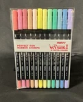 Vintage Marvy Leplume Ii Pastel Markers 12 Count Made Japan Non-toxic. Fixed Price $12.99.