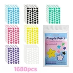 280/1120/1680PCS Seven Color Star Pimple Patches Invisible Hydrocolloid Acne Dot. Fixed Price $17.99.