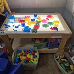 Jonti Craft Light Up Table For Day Care Classroom. Fixed Price $500.00.