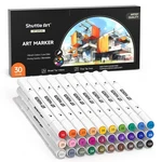 Shuttle Art 30 Colors Dual Tip Markers Permanent Pens Highlighters. Fixed Price $19.67.