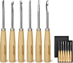 Wood Carving Tools, 6-PIECE Chisel Sets, Crv Steel Blades With Rust-resista. Fixed Price $18.99.